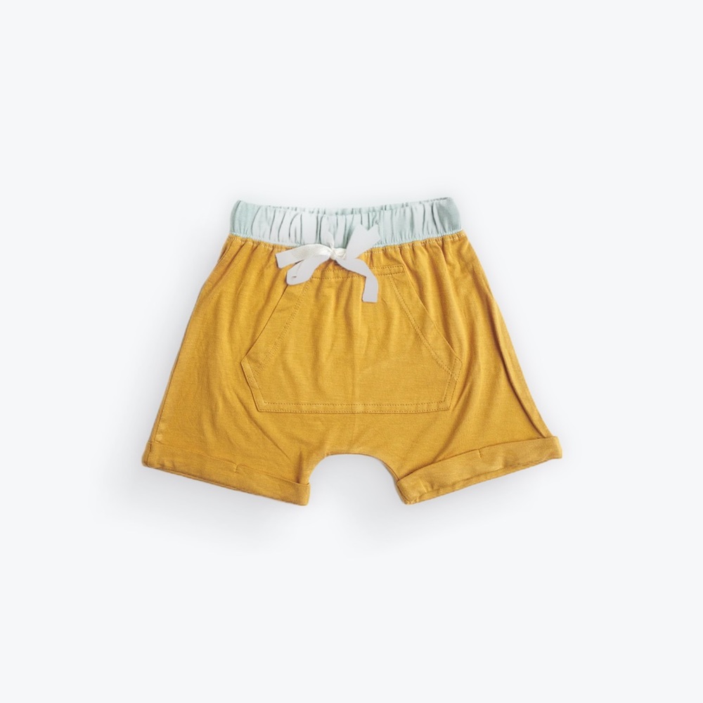Mustard Bamboo Boy Shorts